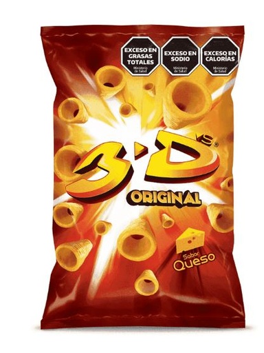 3D Mega Queso Paquete 25gr